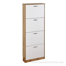 Simplistic Style Wooden Shoe Cabinet